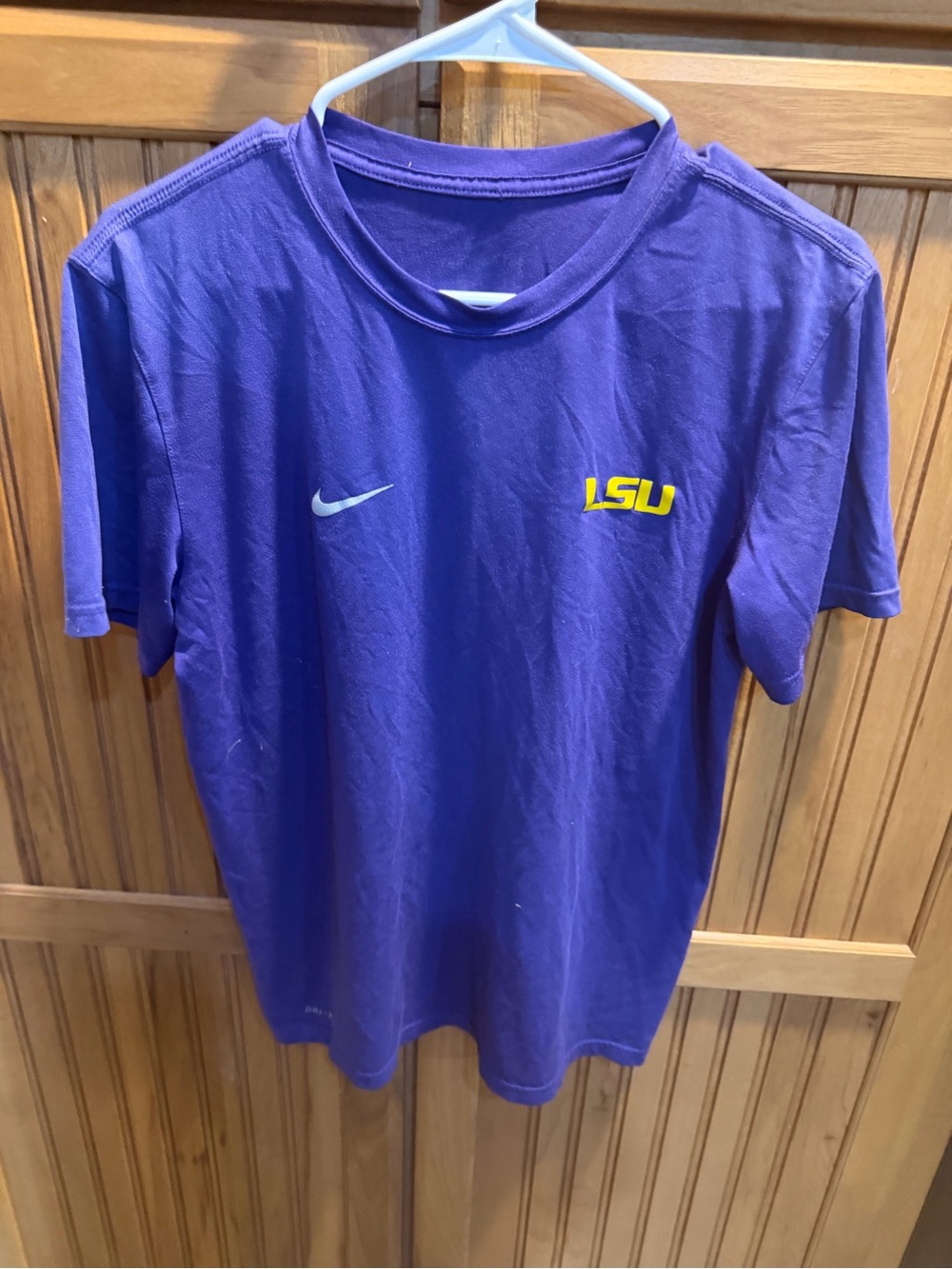 Nike LSU Purple Short-Sleeve Logo T-Shirt d